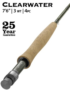 ORVIS Clearwater 　7,6フィート　4番　パックロッド Orvis Clearwater Fly Rods - Ugly Bug Fly Shop