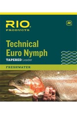 RIO Technical Euro Nymph Leader w/ Tippet Ring (2x/4x)