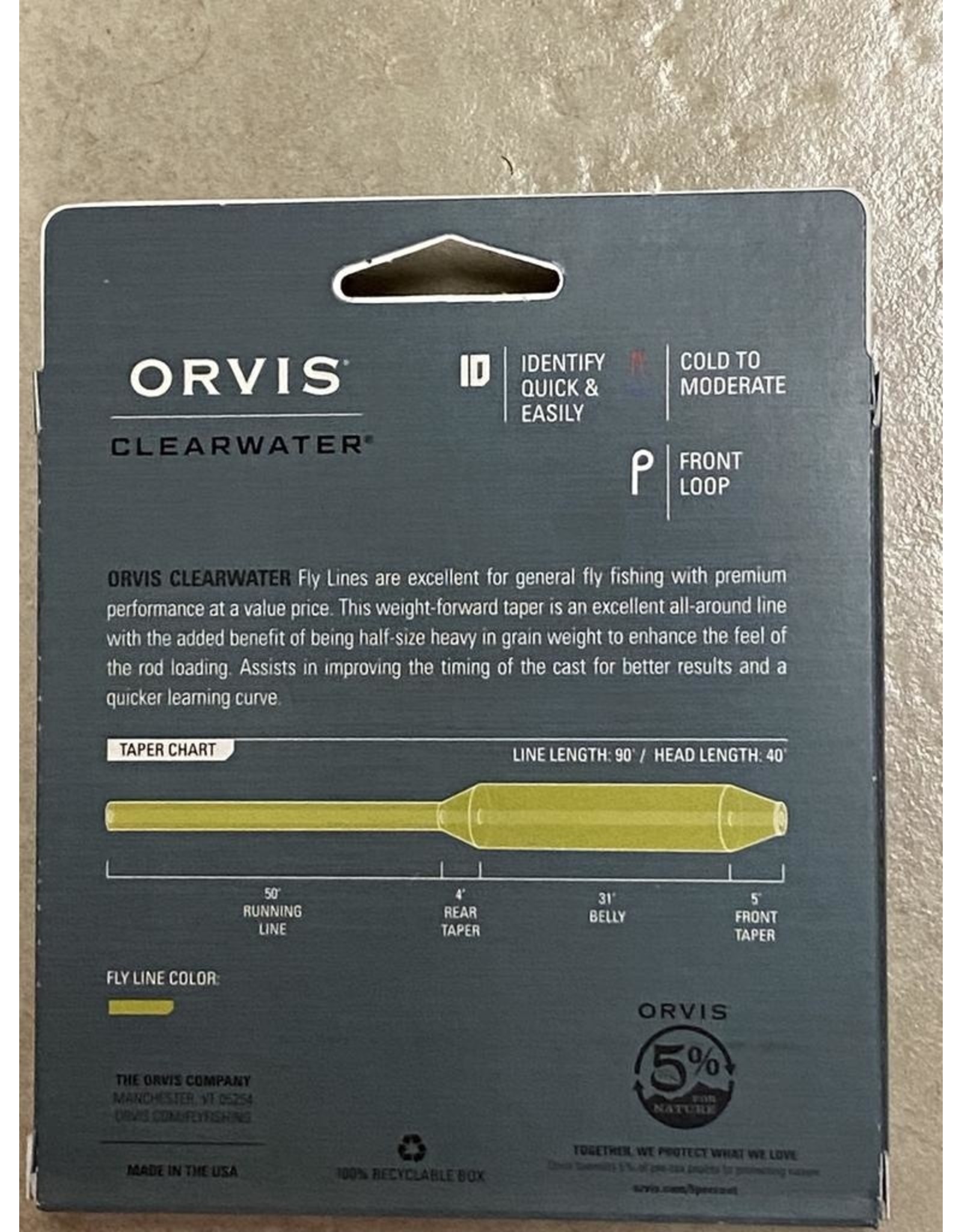 Orvis NEW ORVIS Clearwater Trout Fly Line - Royal Gorge Anglers