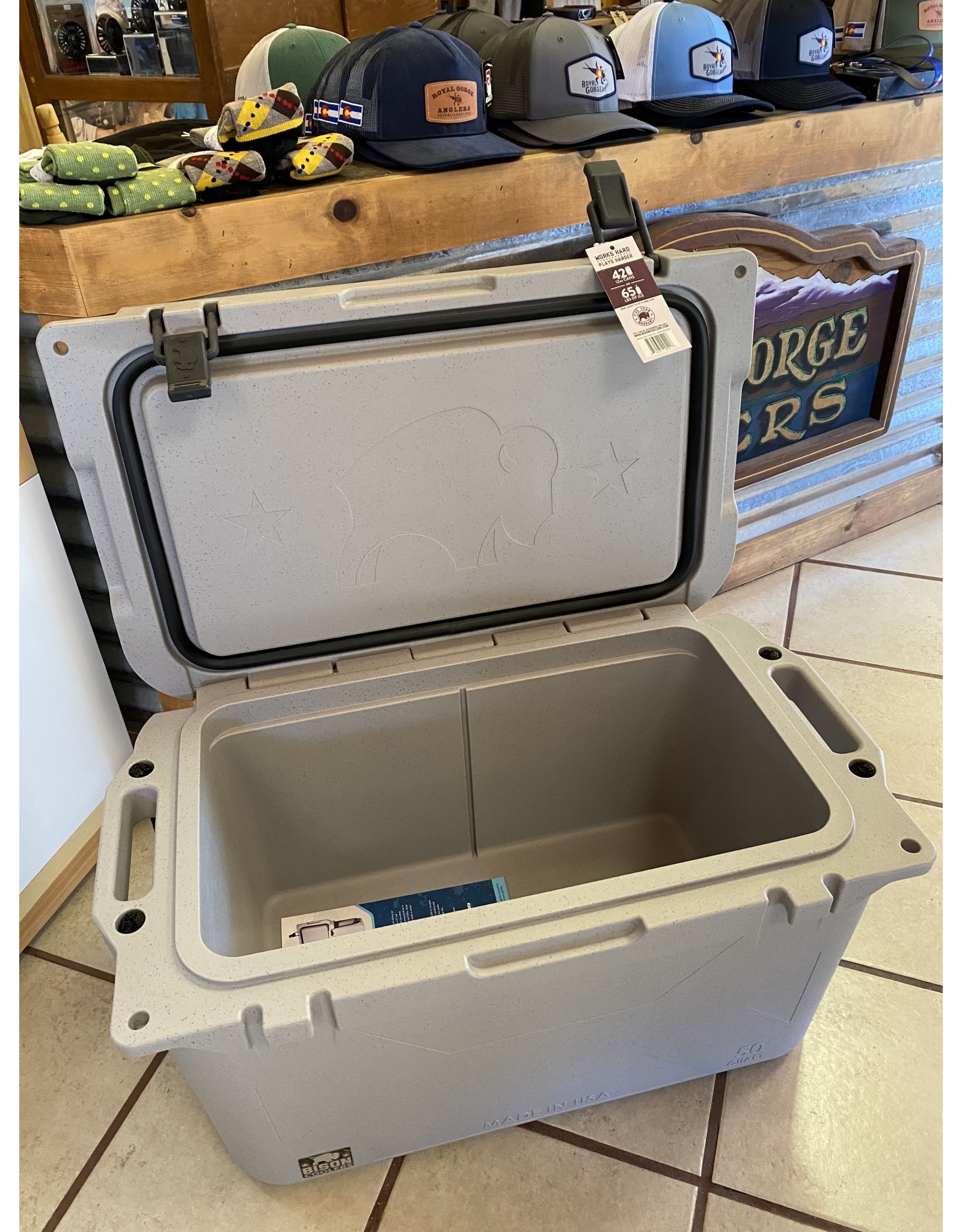 Bison Bison 50qt Cooler (w/ RGA Lid Graphic)