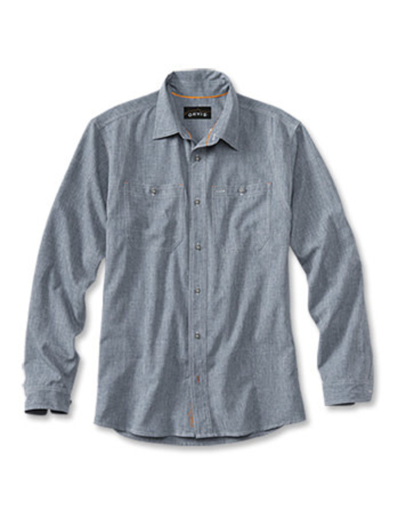 Orvis Orvis Tech Chambray Work Shirt Blue Chambray