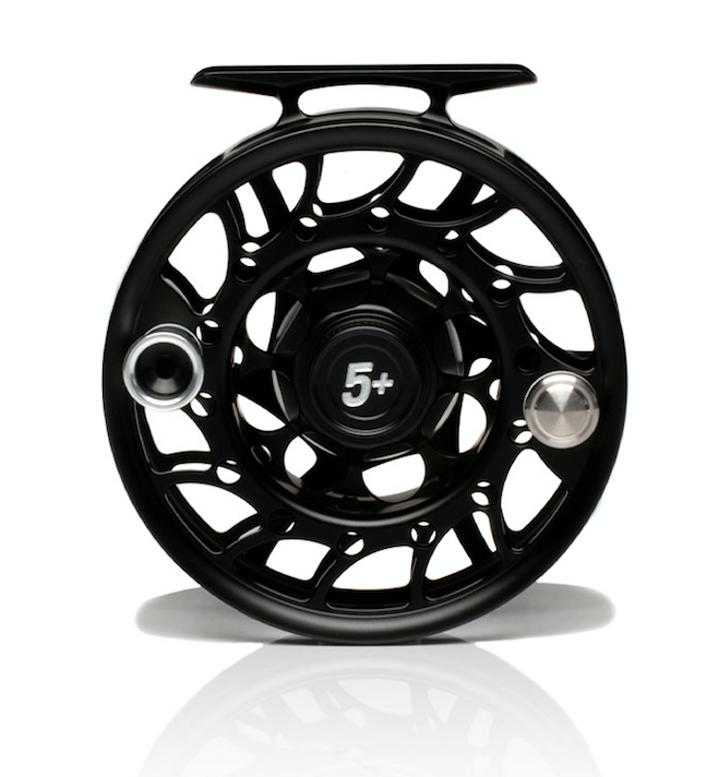 HATCH Iconic 5 Plus (Black/ Silver) Mid Arbor - Royal Gorge Anglers