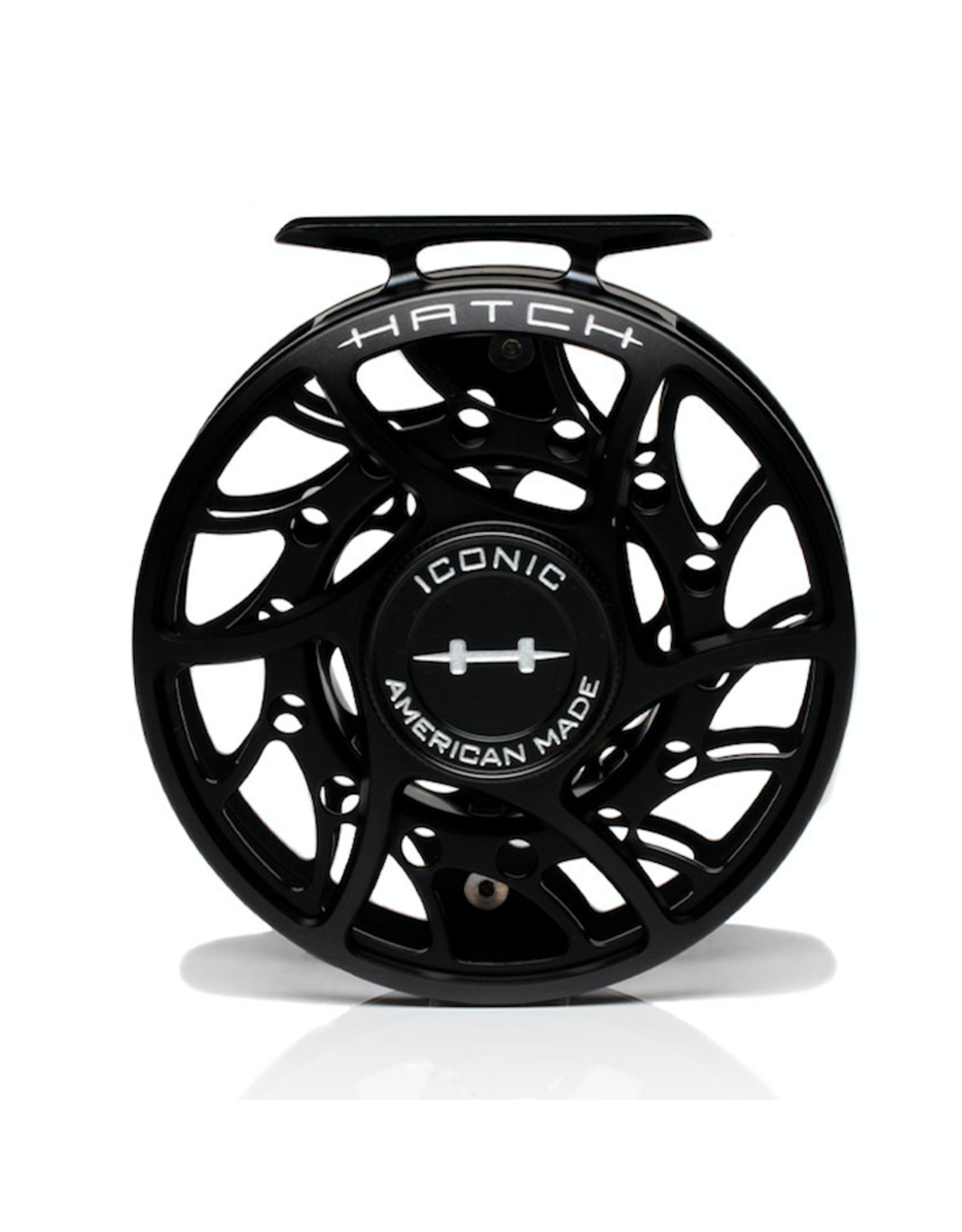 Hatch HATCH Iconic 7 Plus Reel (Black/ Silver) Large Arbor