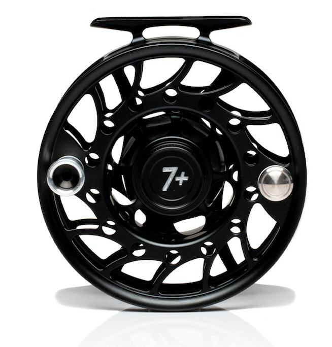 HATCH Iconic 7 Plus Reel (Black/ Silver) Mid Arbor - Royal Gorge Anglers