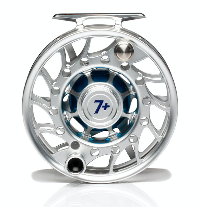 HATCH Iconic 4 Plus Reel (Clear/Blue) Large Arbor - Royal Gorge Anglers