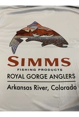 Simms RGA Logo SIMMS Solartech LS Tee (Troutscape)