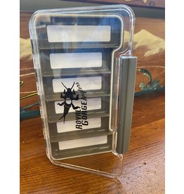 RGA Waterproof Clear Thin Fly Box (6 Comp Magnetic)