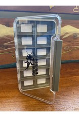 RGA Waterproof Clear Thin Fly Box (8 comp Magnetic)