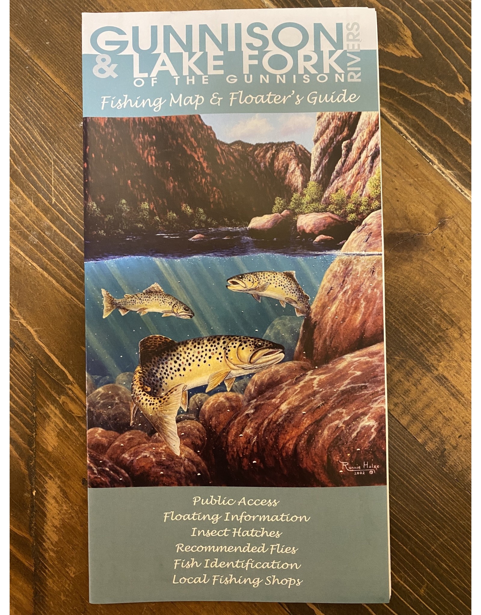 Gunnison River Float Map Gunnison River Fishing Map & Floater's Guide - Royal Gorge Anglers