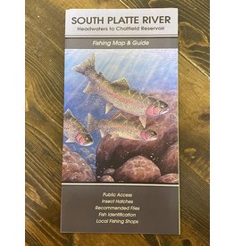 Shook Publishing South Platte River Fishing Map & Guide