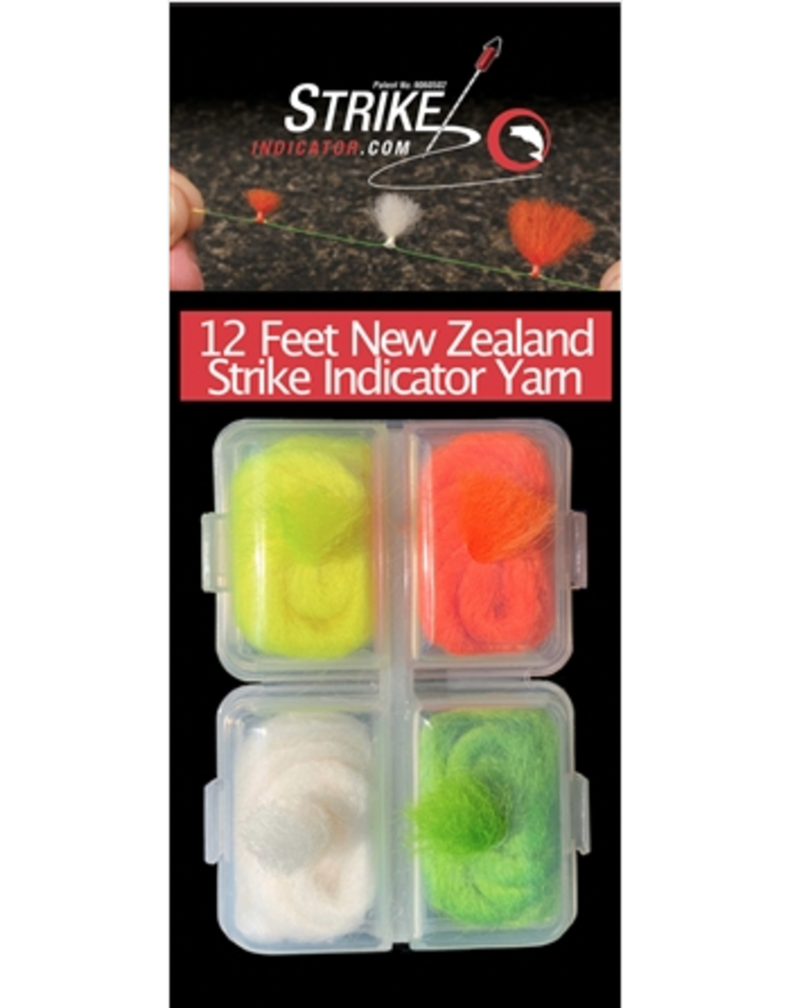 New Zealand Wool Strike Indicator Yarn Dispenser (4 Color)