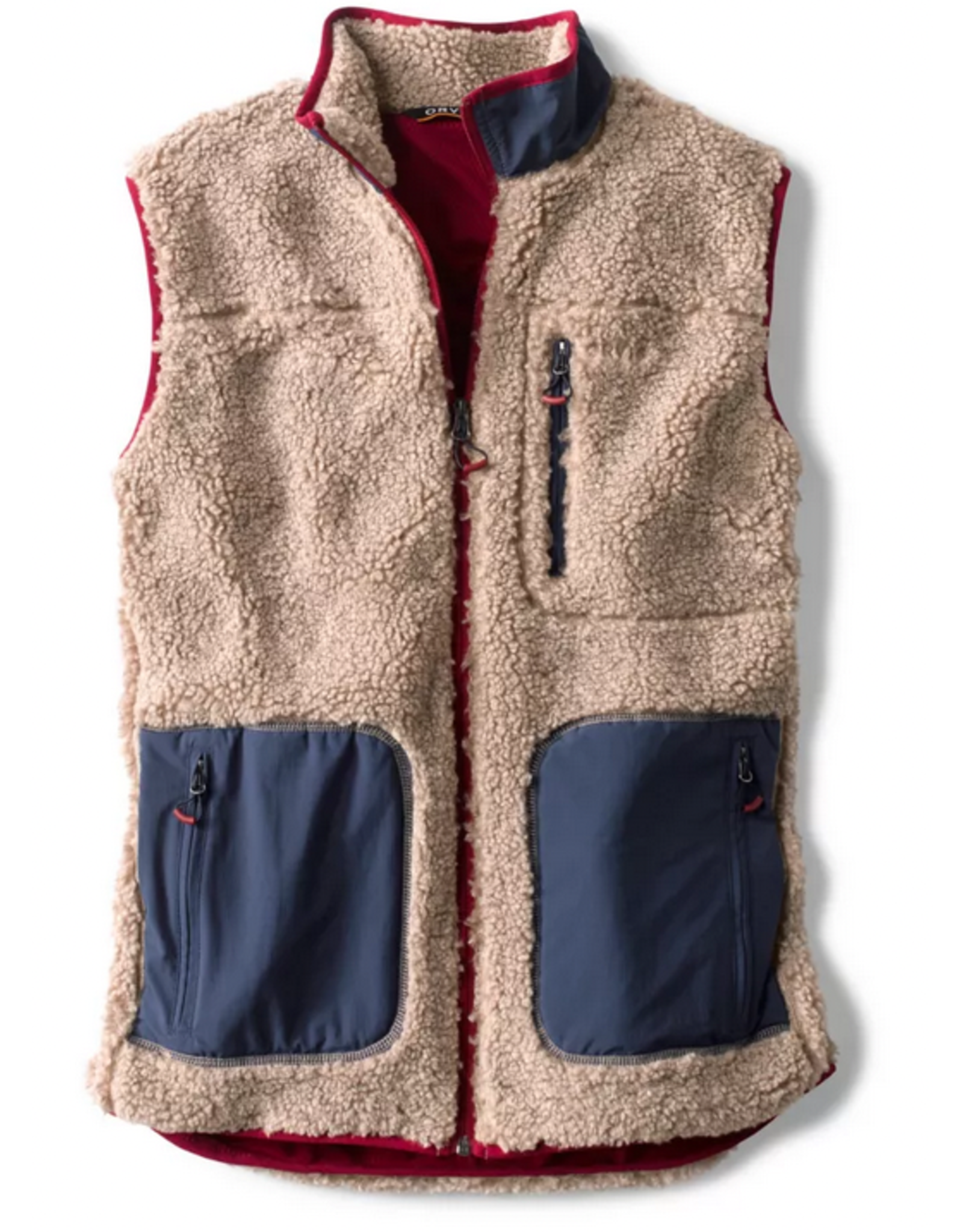 ORVIS Sherpa Feece Woven Contrast Vest - Royal Gorge Anglers