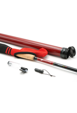 Dragontail Tenkara Dragontail Shadowfire 365 12' Tenkara Rod Plus Complete Starter Package – Flies, Leader, Tippet, Line Holder, Storage Tube, and Rod