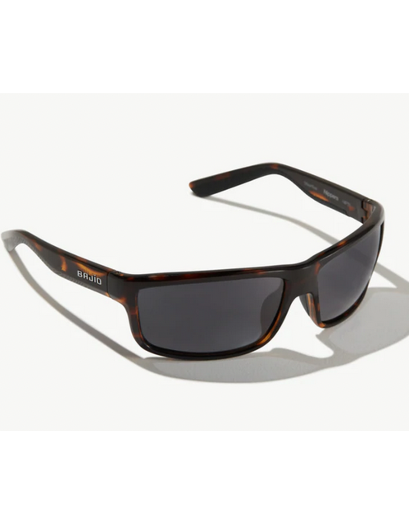 Bajio Nippers Sunglasses Dark Tortoise Gloss / Silver Glass