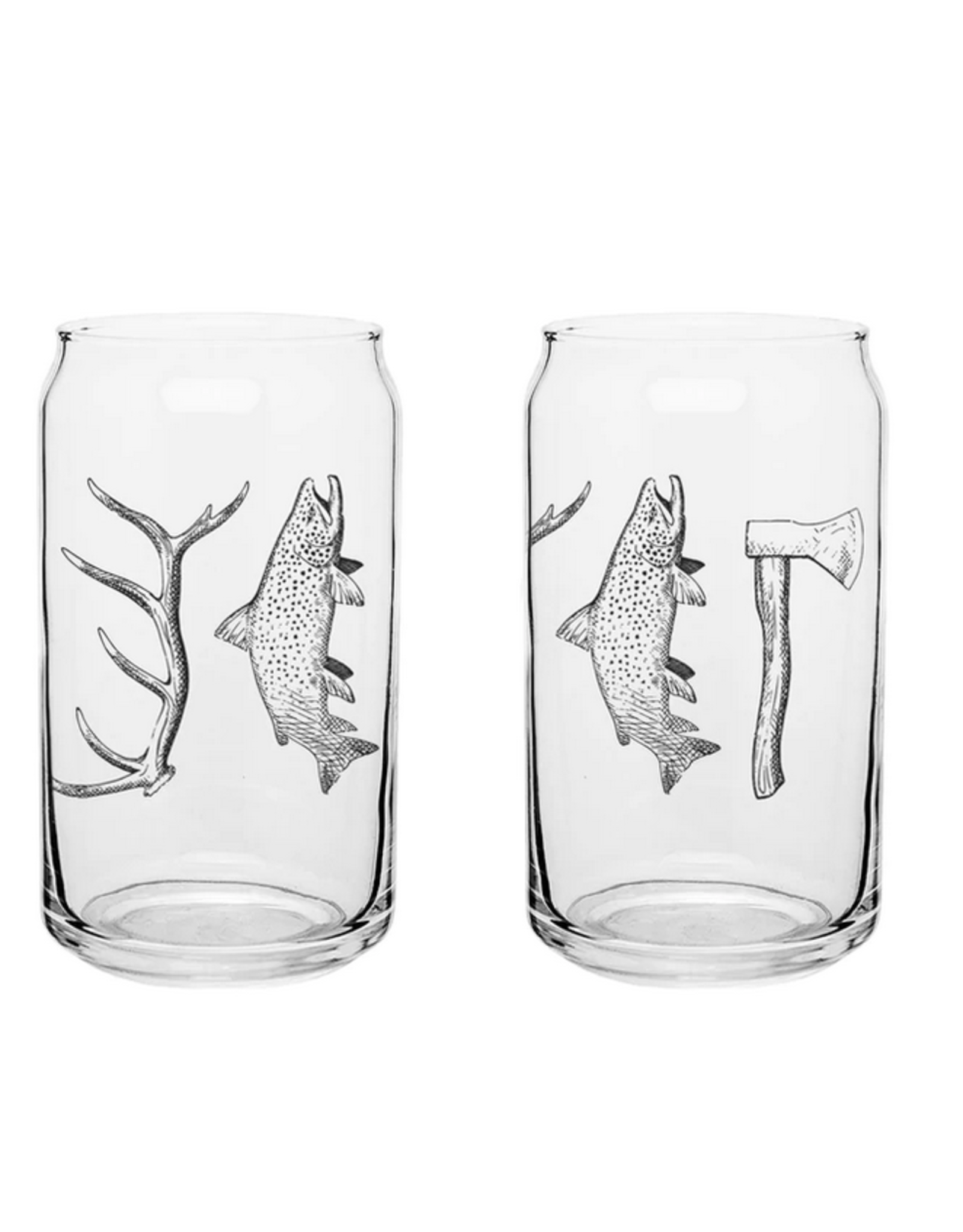 Rep Your Water - Predator Beer Can Glass