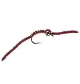 MFC Bead Head San Juan Worm Blood Red 14 (3 Pack)