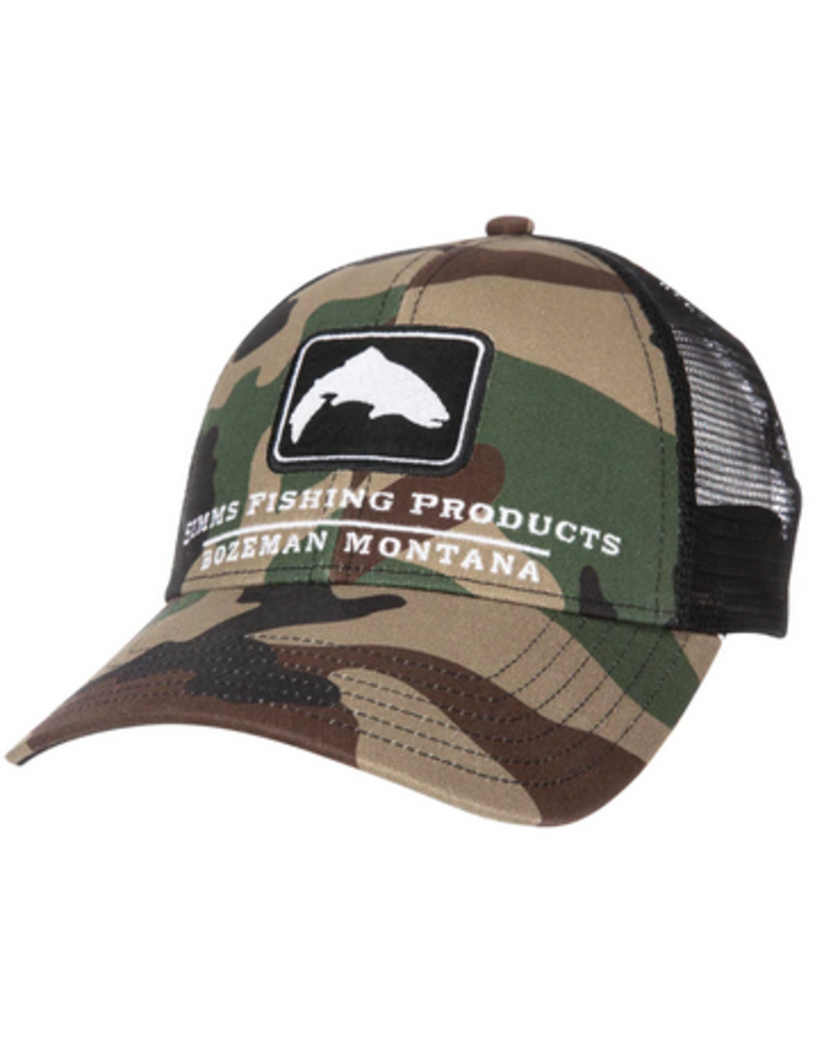Simms SIMMS Trout Icon Trucker (Woodland Camo)