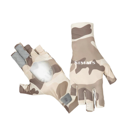Simms Simms Solarflex Sun Glove /Woodland Camo Sandbar XL