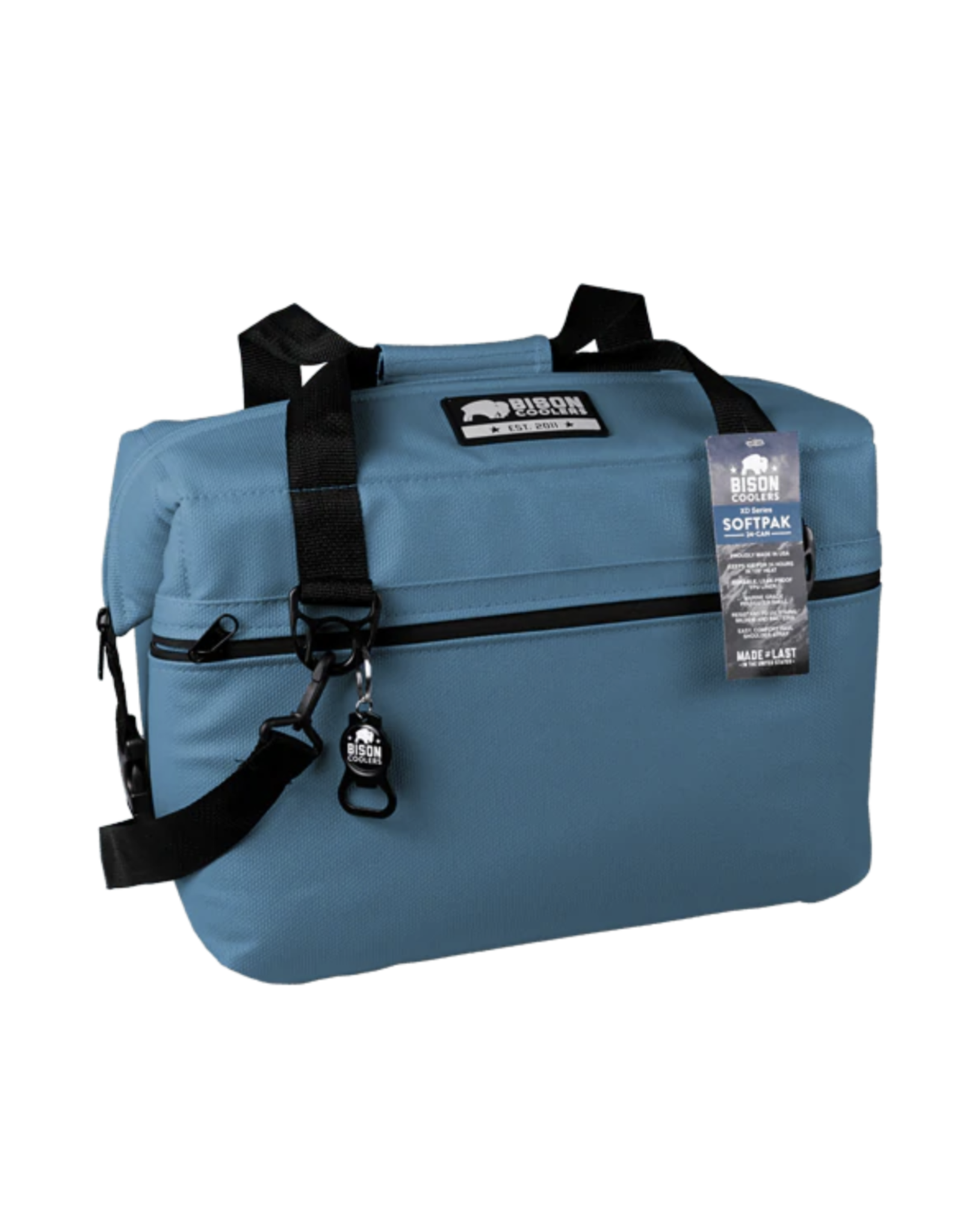 BISON 24-Can SoftPak XD Cooler (Marlin Blue)