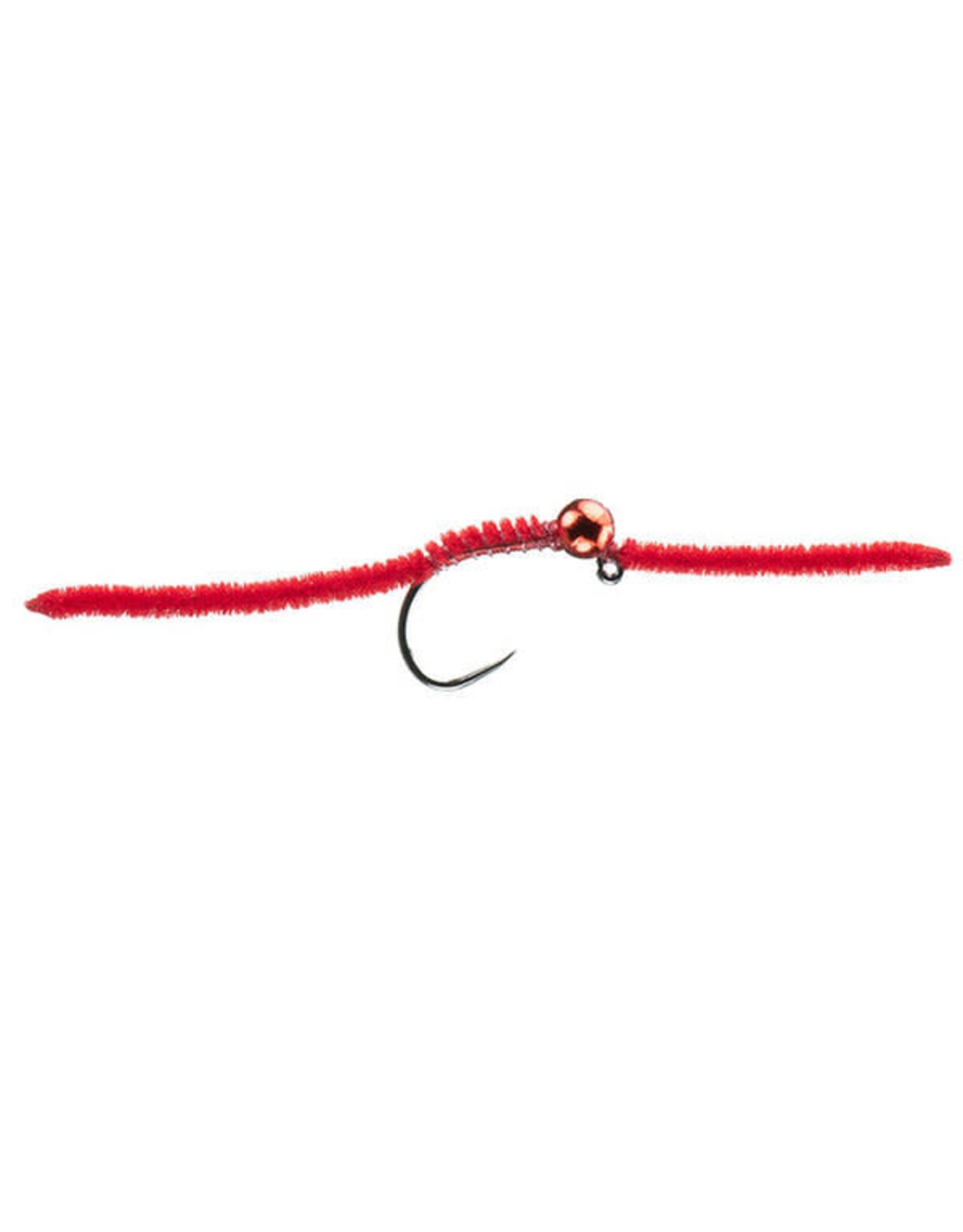 Jig San Juan Worm Red #14 (3-Pack) - Royal Gorge Anglers