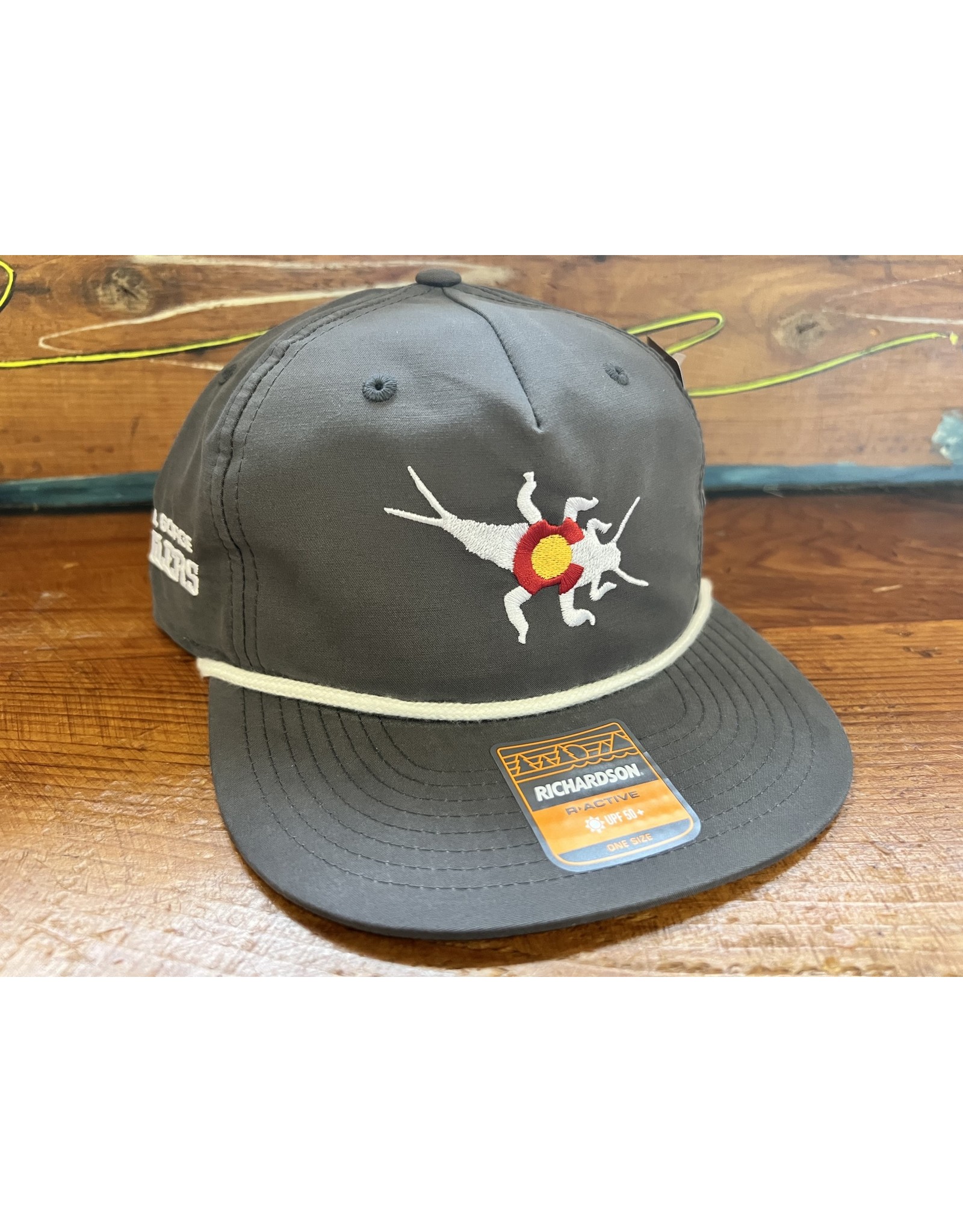 Richardson NEW RGA Stonedaddy Camper Hat (Charcoal/ White)