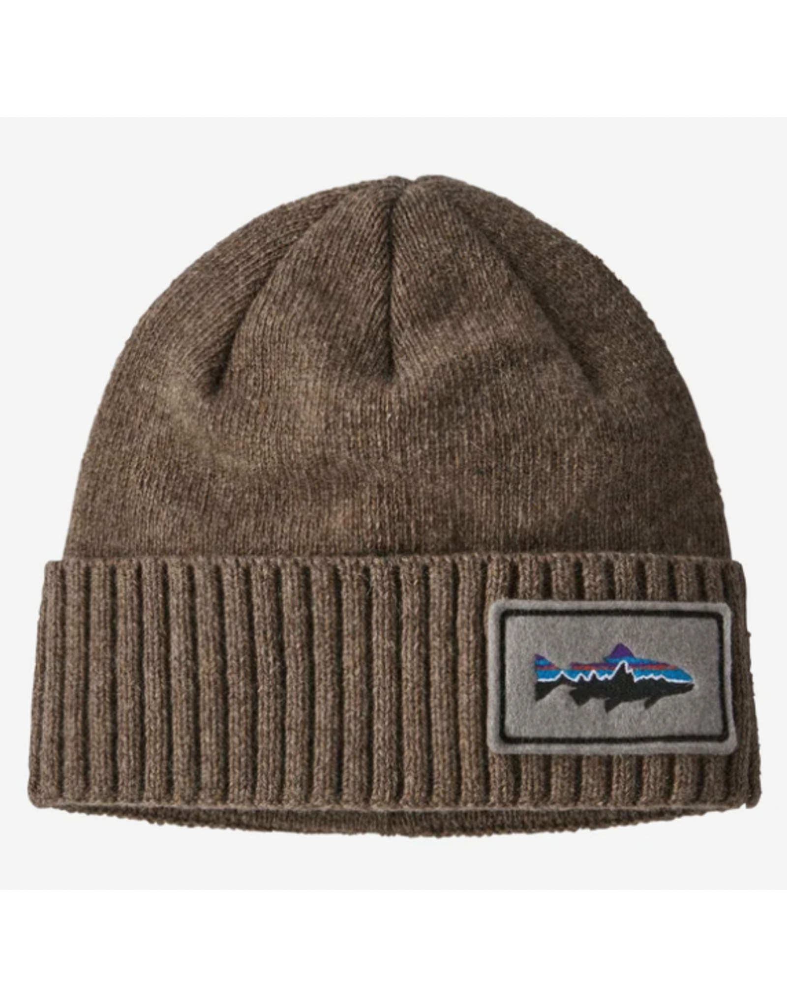 Patagonia Patagonia Brodeo Beanie (Fitz Roy Trout Patch Ash Tan)