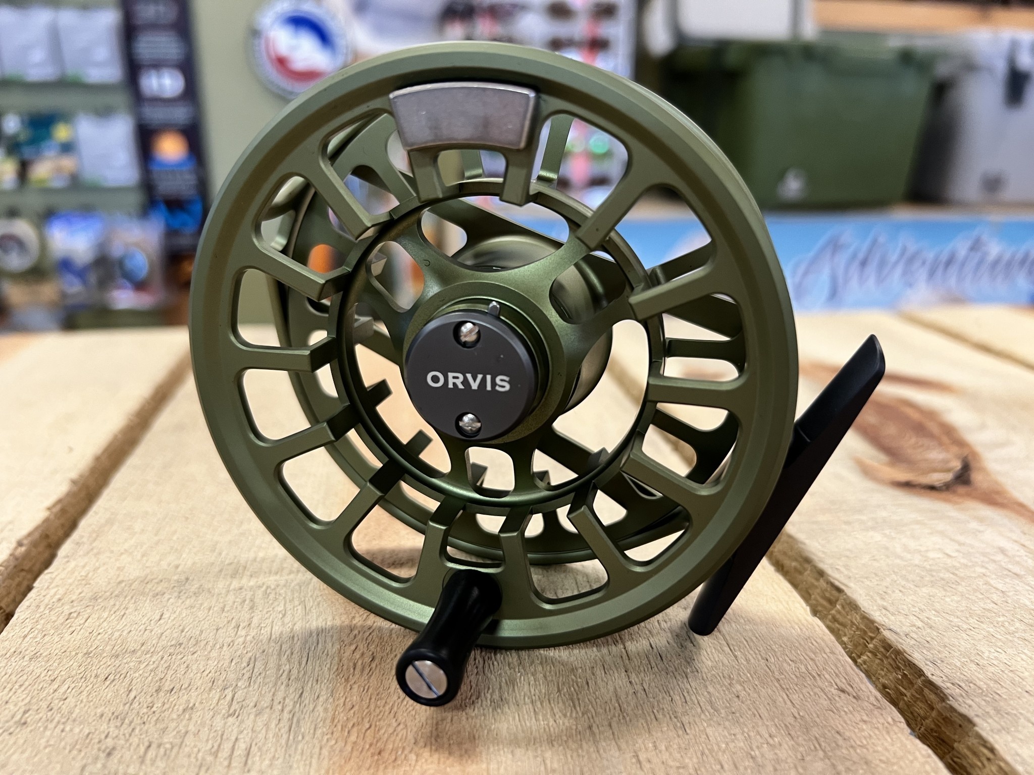 ORVIS Hydros III Reel (Matte Olive) - Royal Gorge Anglers