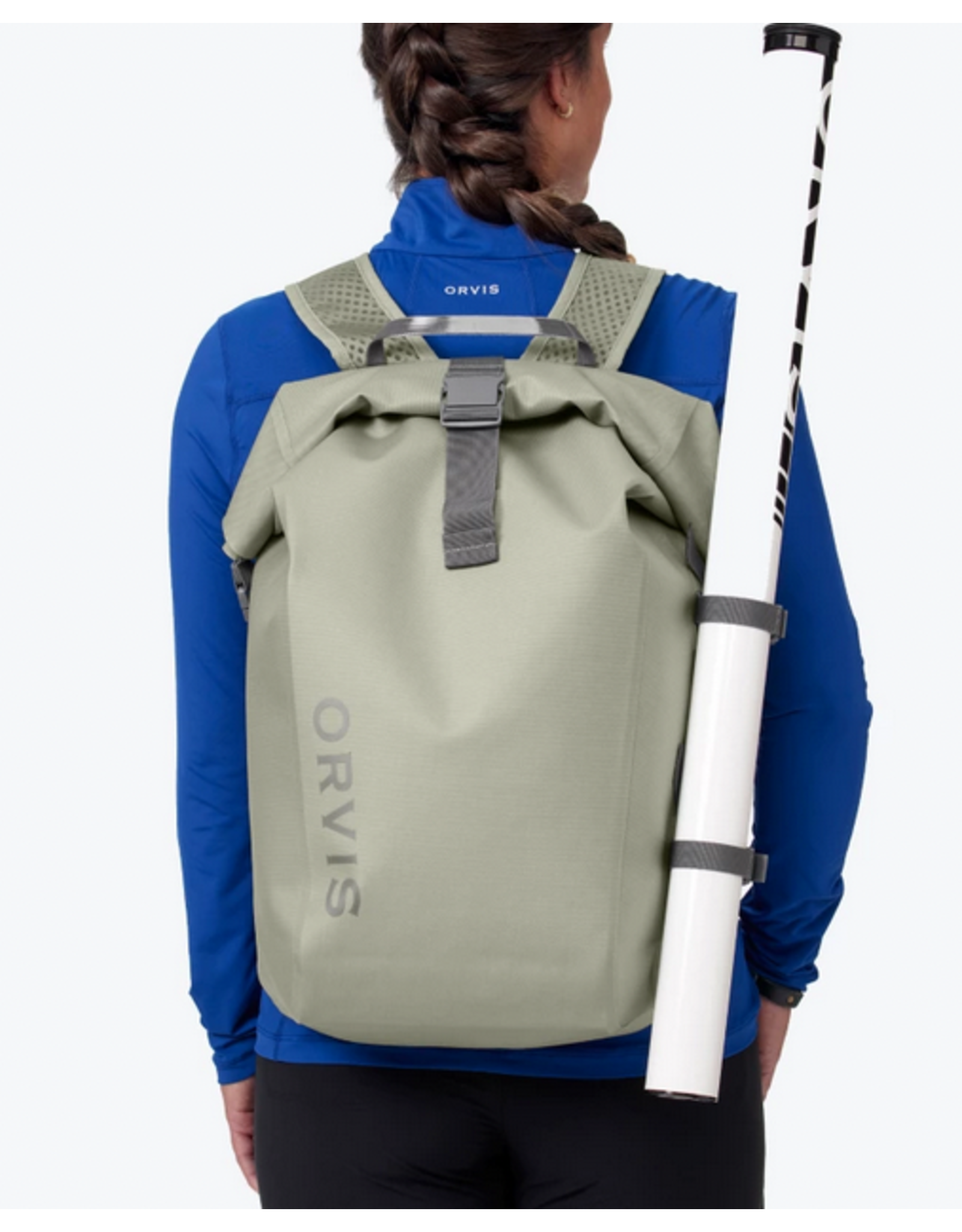 Orvis ORVIS PRO Waterproof Roll Top Backpack 20L (Cloudburst)