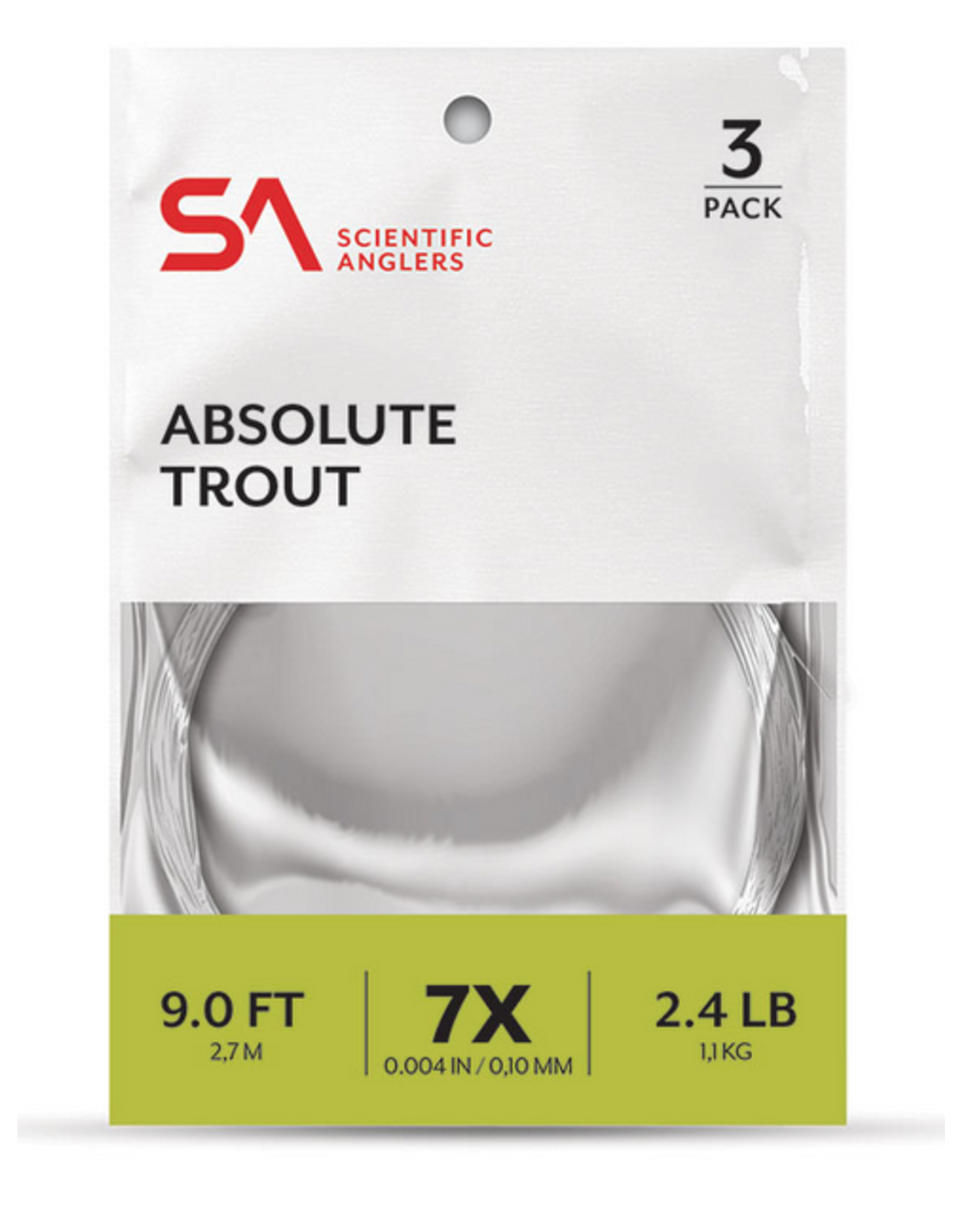 Scientific Anglers Scientific Anglers Absolute 9' Trout Leader - 3 Pack