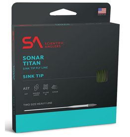 Scientific Anglers Scientific Anglers Sonar Titan Sink Tip Fly Line Willow/Moss/Black