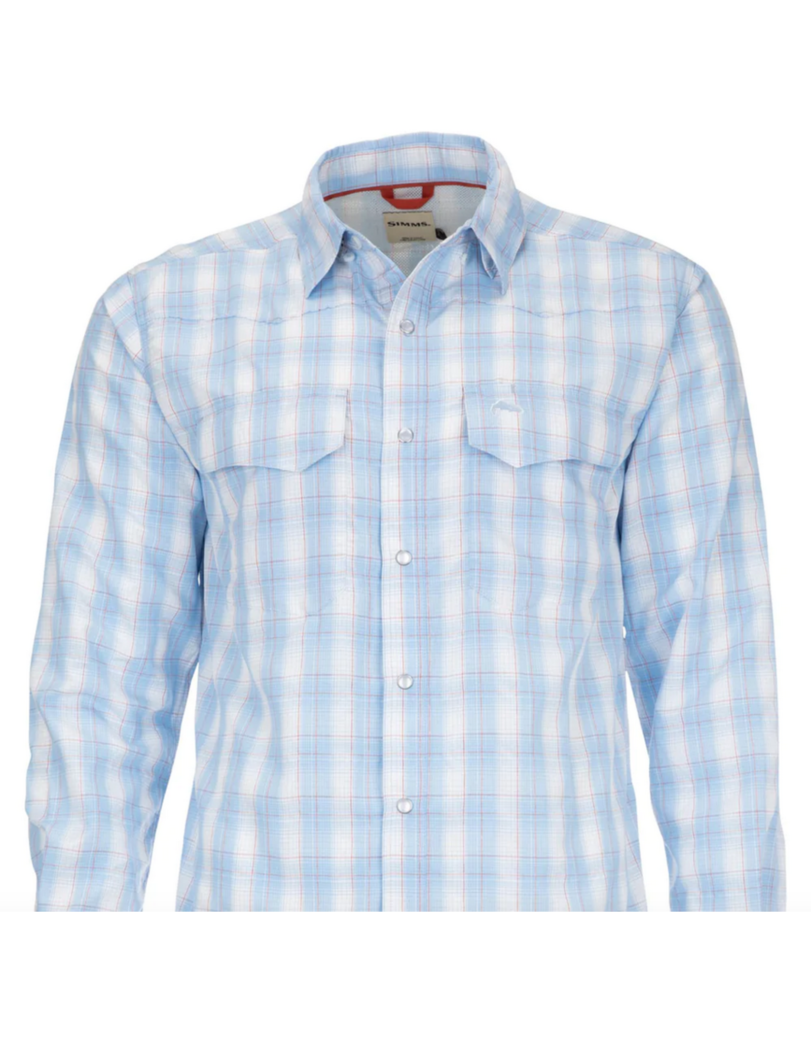 Simms Big Sky Shirt Sky Flame Plaid / XXL