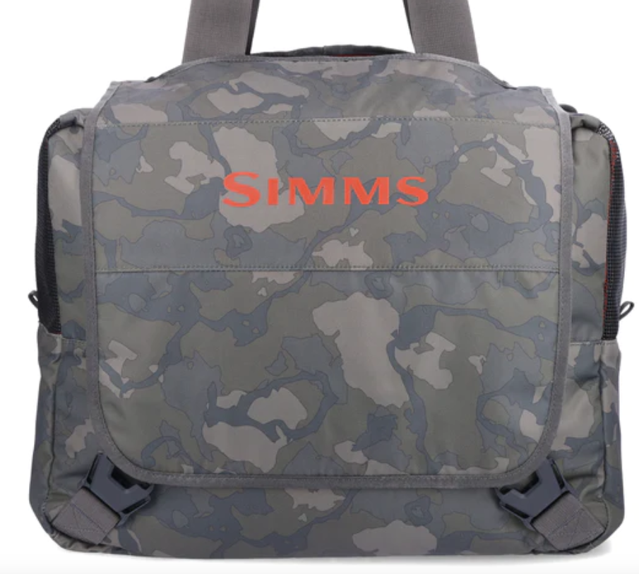 Simms Riverkit Wader Tote - Regiment Camo Olive Drab - Royal Gorge Anglers