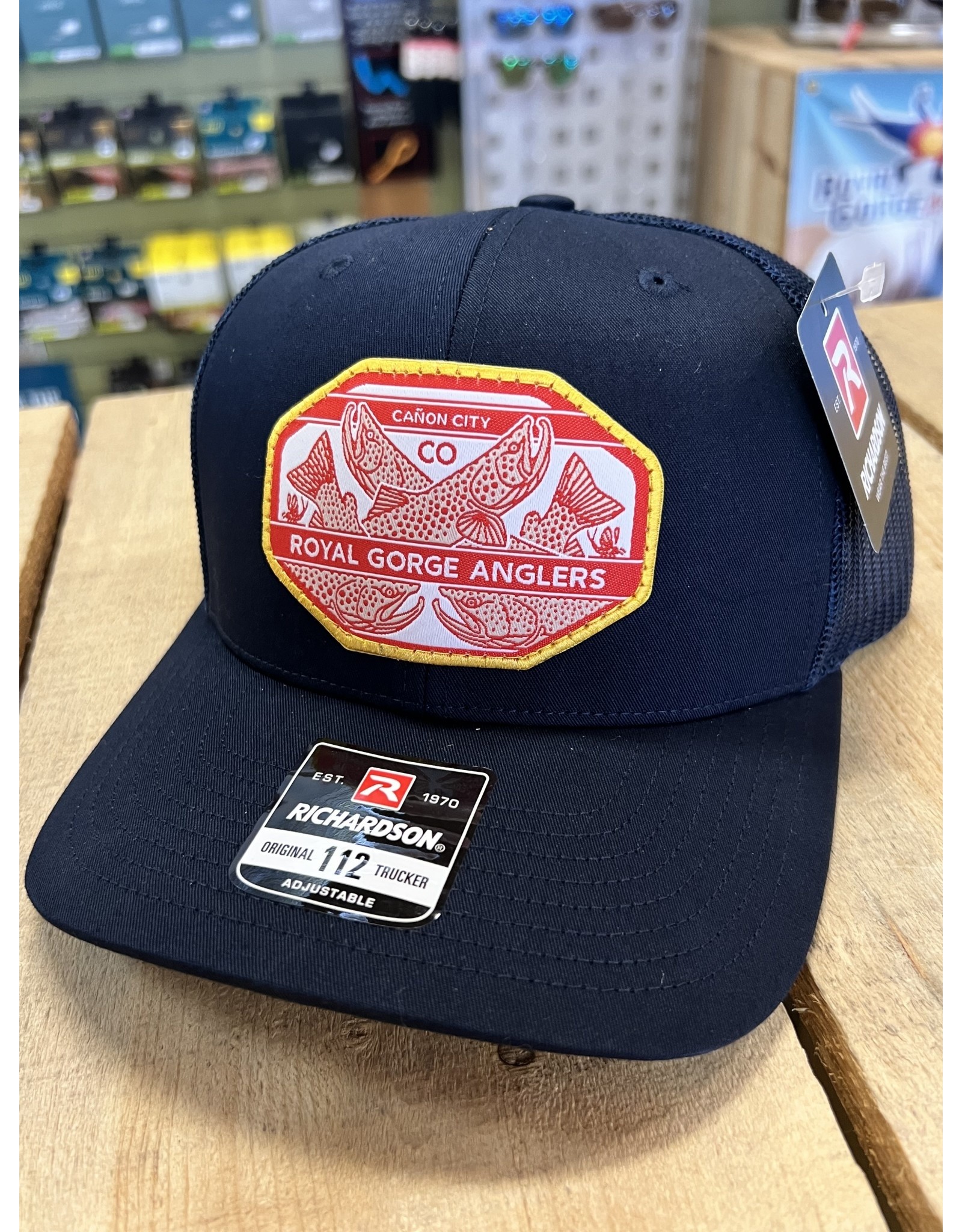 RGA Underwood Trout Trucker (Navy) - Royal Gorge Anglers