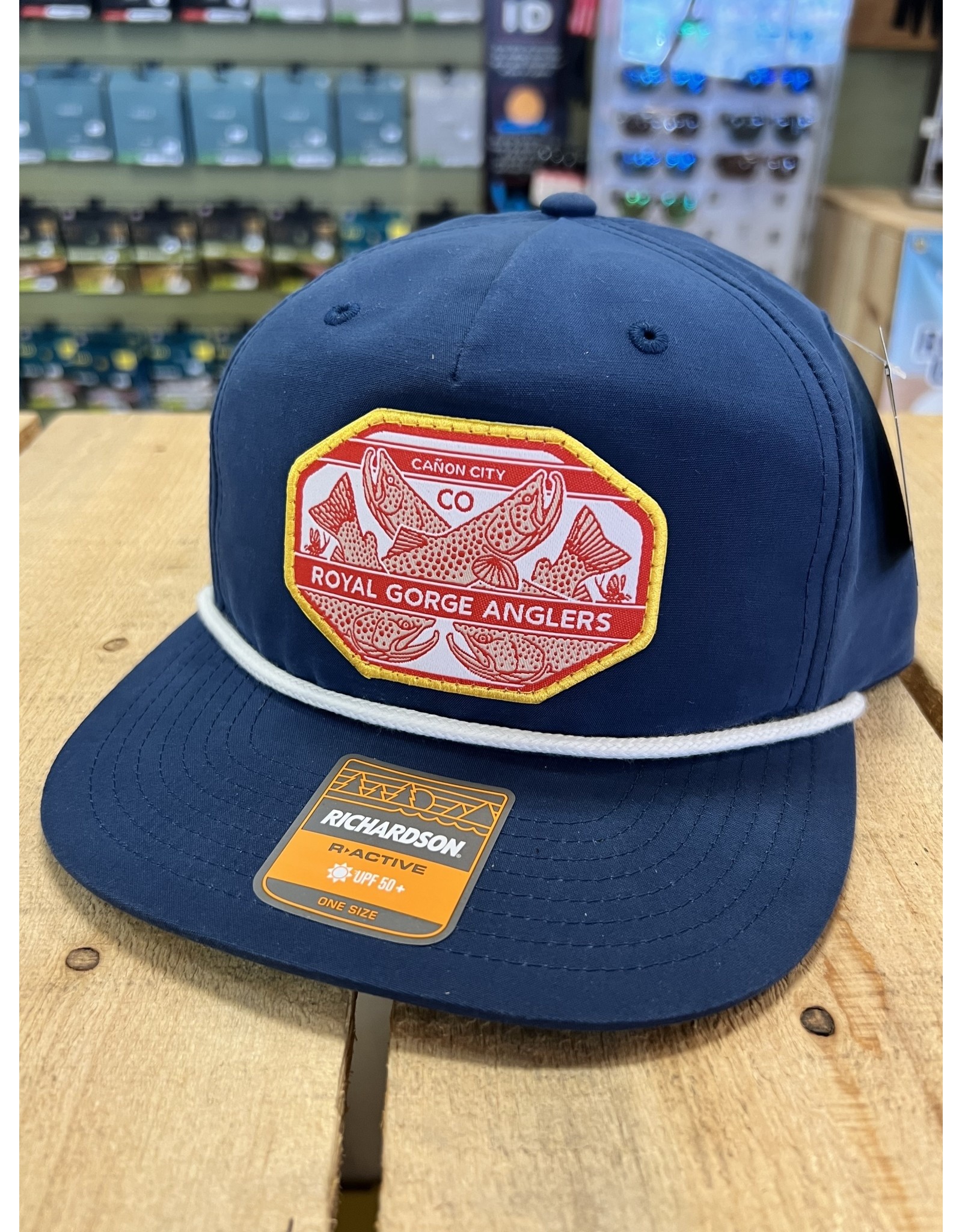 Richardson RGA Underwood Trout Camper Hat (Navy/ White)