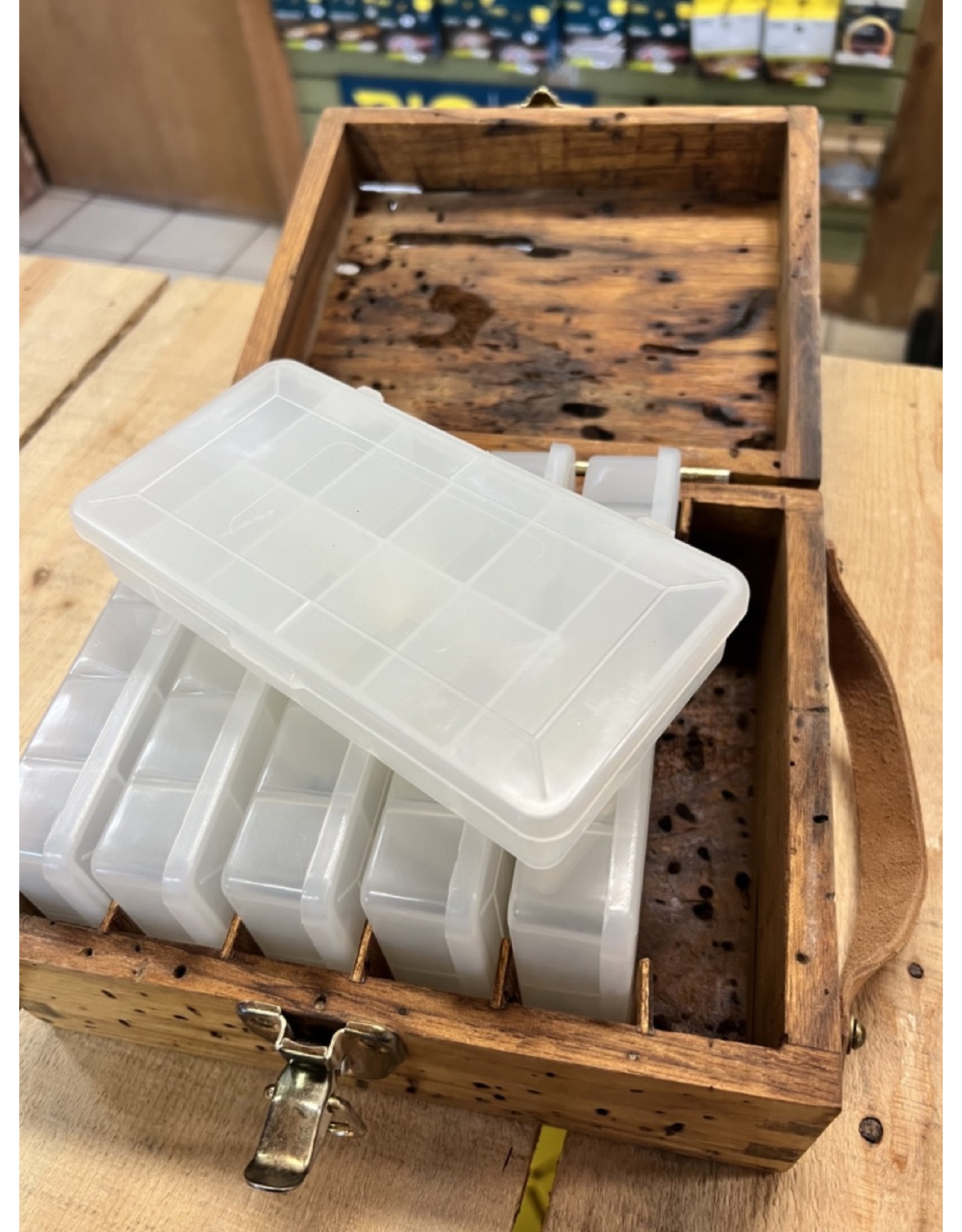 Handcrafted Wooden Fly Storage Box (Woodworm) - Royal Gorge Anglers