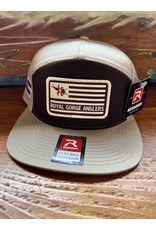 Richardson RGA Flag Patch 7 Panel Trucker (Brown/ Khaki)