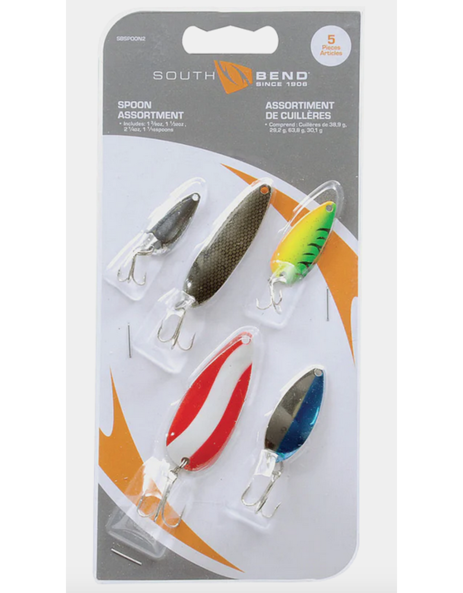 South Bend Kast-A-Way Shud-L-Spoon Freshwater Fishing Lure, Cutthroat  Trout, 1/8 Ounce, Fishing Spoons