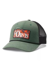 ORVIS Bent Rod Trucker Hat (Pine)