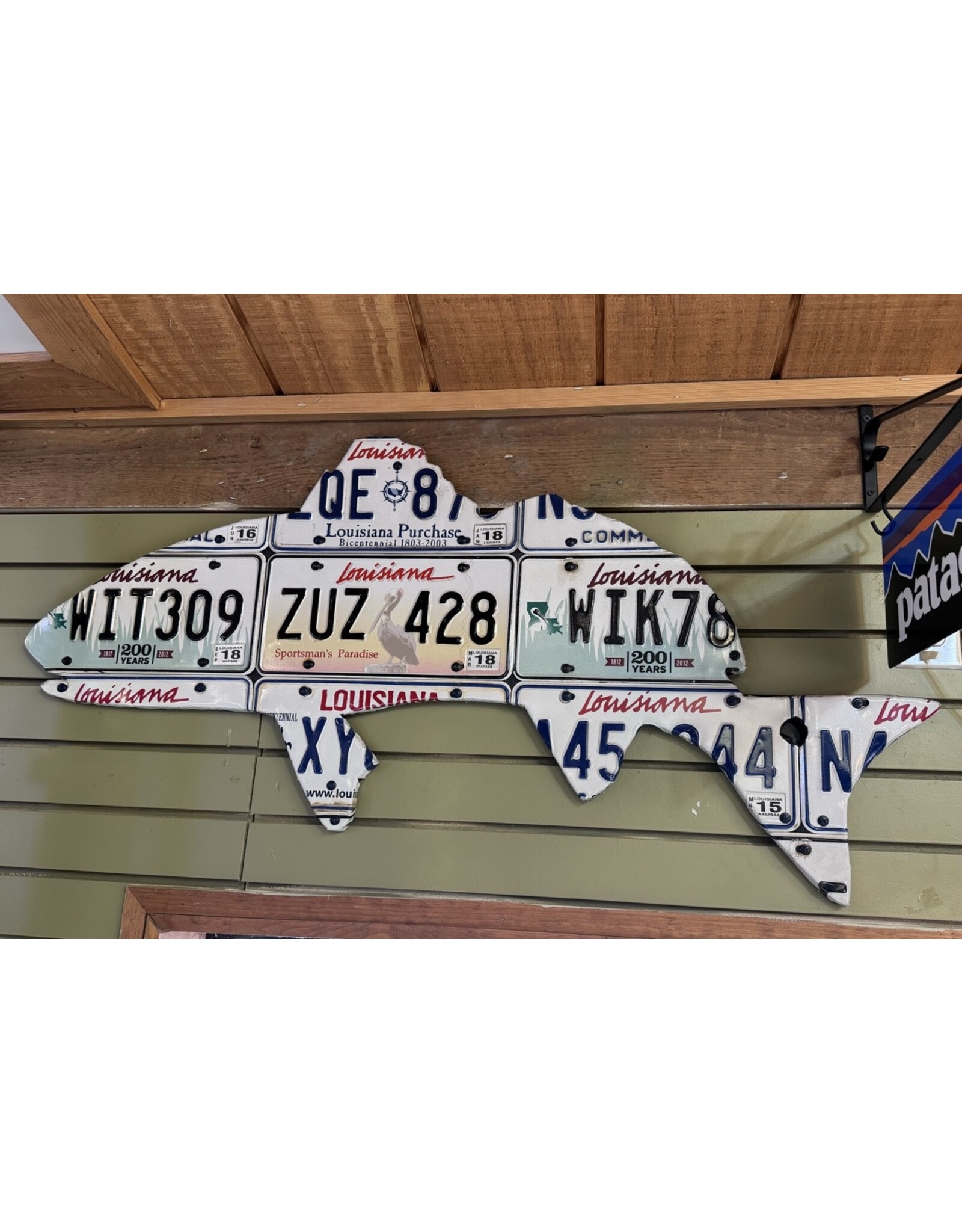 Richardson Art Louisiana Redfish License Plate Art