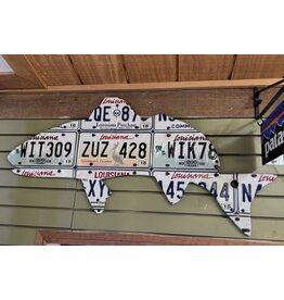 Richardson Art Louisiana Redfish License Plate Art