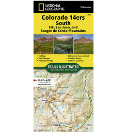 National Geographic National Geographic Colorado 14ers South Map [San Juan, Elk, and Sangre de Cristo Mountains]