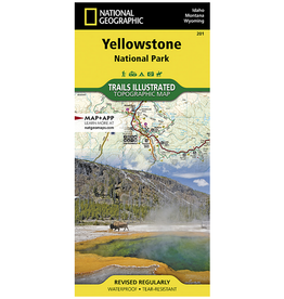 National Geographic National Geographic Yellowstone National Park Map