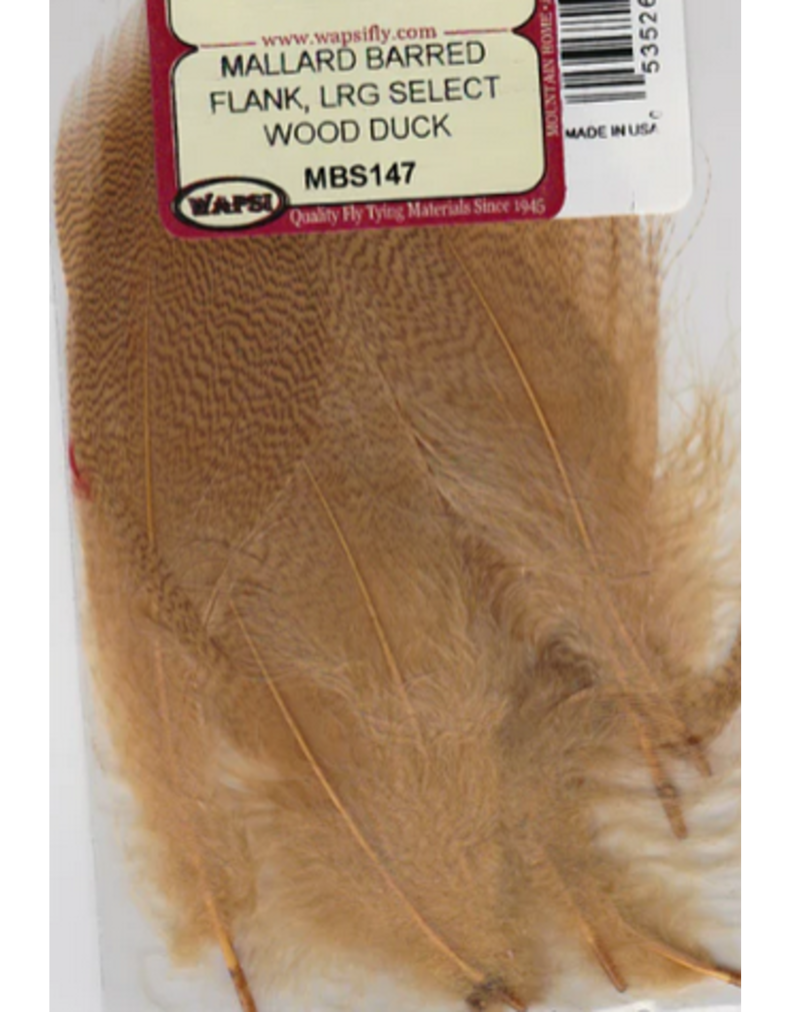 Wapsi Wapsi Mallard Flank LG Select Dyed Wood Duck