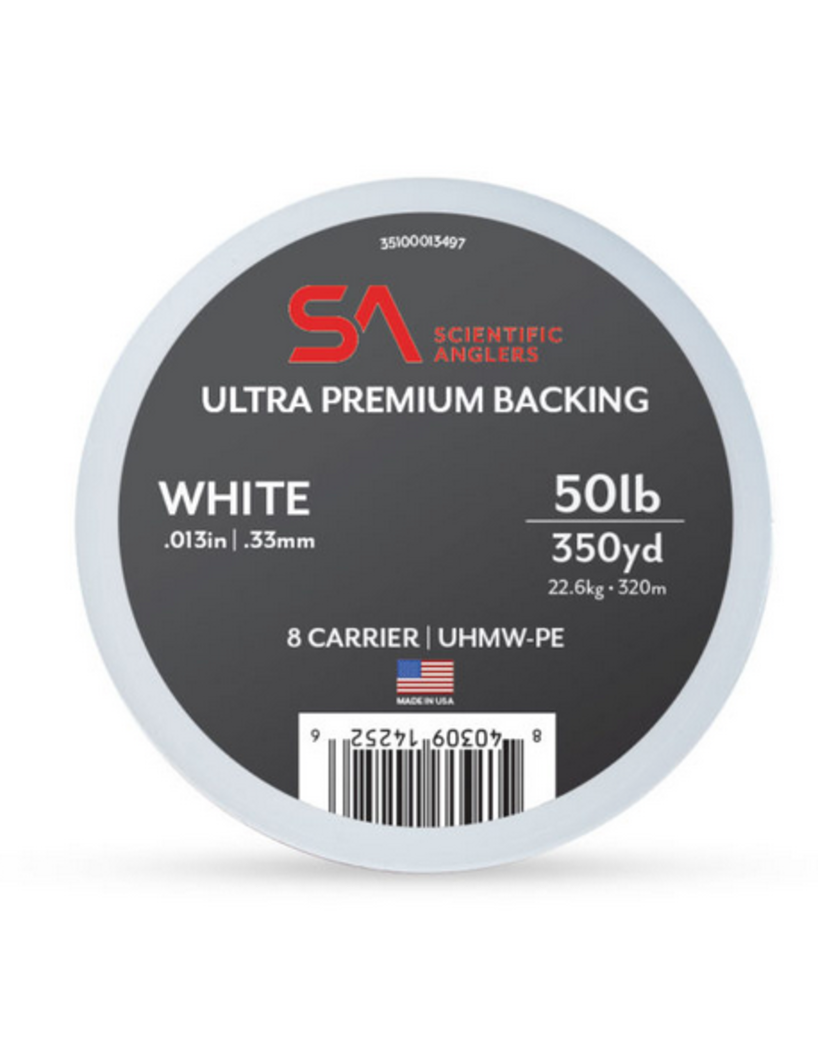 Scientific Anglers Scientific Anglers Ultra Premium 8 Carrier Backing (350yd-White-50lb)