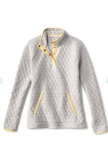 Orvis Women’s Outdoor Quilted Snap Sweatshirt (Oatmeal)