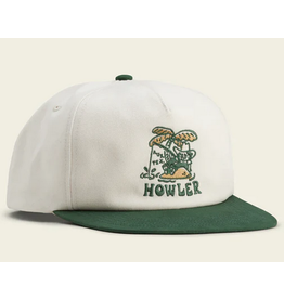 Howler Howler Unstructured Snapback Hat (Island Time Off White / Green)