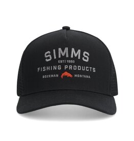 Trout Stack' Trucker - Khaki & 'Bow | Fishing Caps & Hats | Anglers Only Blue & Brownie