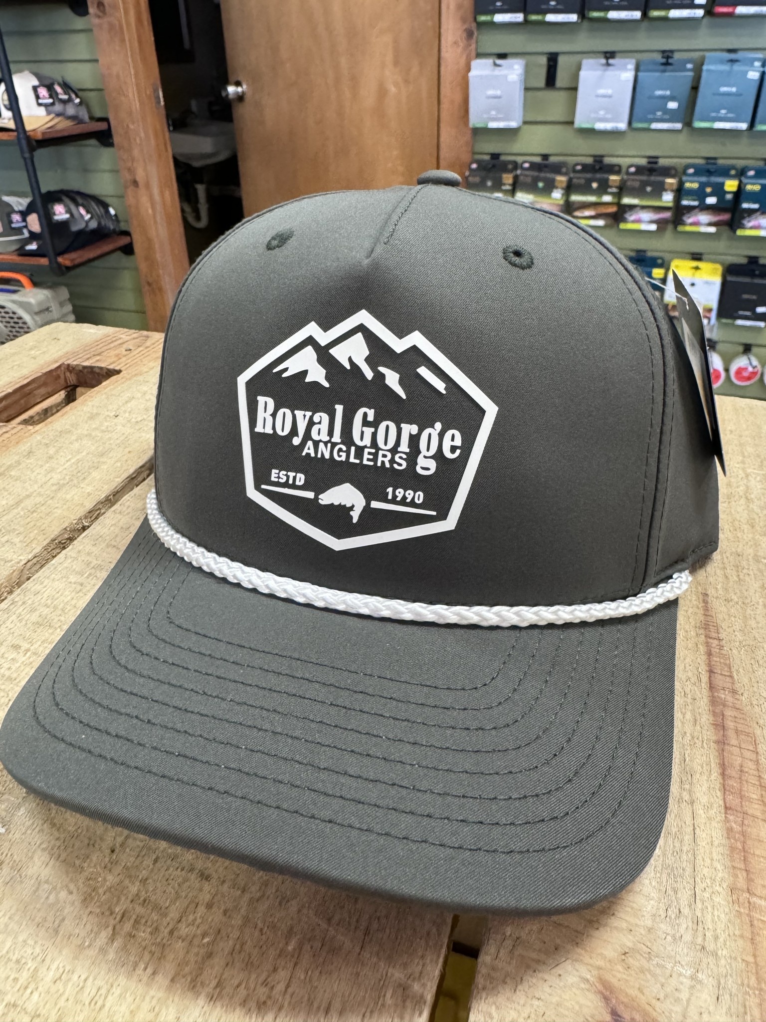 RGA Trout & Mountain Silicone Patch Performance Rope Hat