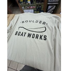 Boulder Boatworks Boulder Boatworks UPF 50 Sun Shirt (Tan) 1 Left Size L