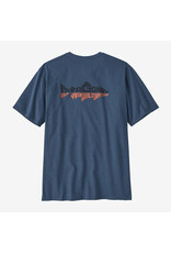 Patagonia Wild Waterline Pocket Responsibili-Tee (Utility Blue)